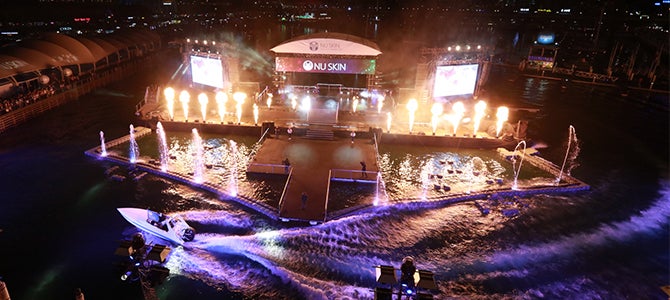 Nu Skin Greater China Australia 2016 Darling Harbor 2 Floating water show for Nuskin’s greater china success celebration